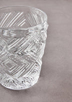 Fleur Set Of Four Clear Glass Tumblers