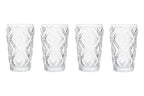 Set of Four Clear Highball Glasses | Fleur