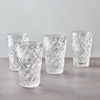 Set of Four Clear Highball Glasses | Fleur
