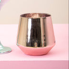 Set of Four Glass Tumblers in Assorted Colours | Aurora