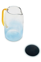 Glass Ombre Blue Pitcher and Cup Set | Noa