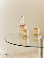 Three Piece Glass and Decanter Set | Juno