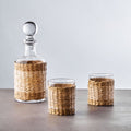 Three Piece Glass and Decanter Set | Juno