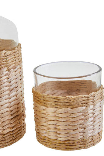 Three Piece Glass and Decanter Set | Juno