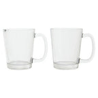Set of Four Glass Clear Glass Mugs | Torta
