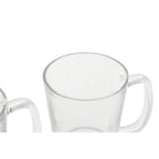 Set of Four Glass Clear Glass Mugs | Torta