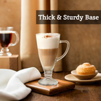 Set of Four Latte Glasses | Torta