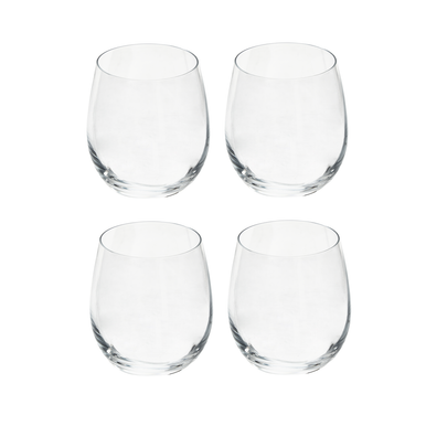 Set Of 4 Small Crystal Tumblers | Ada