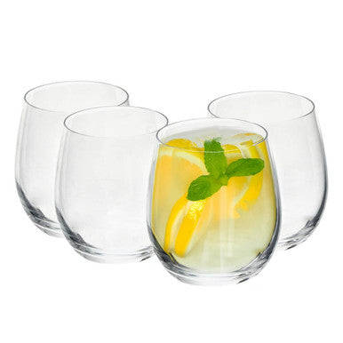 Set Of 4 Small Crystal Tumblers | Ada