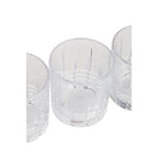 Ribbed Pattern Decanter with Four Glasses | Dayla