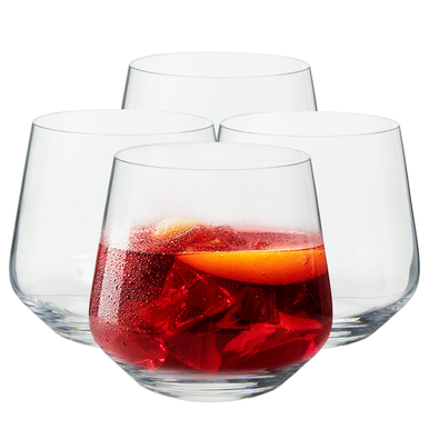 Set of 4 large Crystal Tumblers | Ada