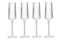 Eldon Set of Four Ribbed Champagne Glasses MOB