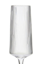 Eldon Set of Four Ribbed Champagne Glasses MOB