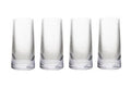 Set of Four Eldon Ribbed Clear Hi Ball Glasses MOB