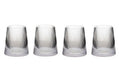 Set of Four Ribbed Glass Tumblers | Eldon