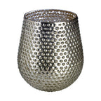 Silver Large Glass Candle Holder | Complements