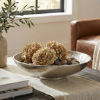 Medium Nickel Finish Bowl | Hampstead