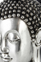 Silver Buddha Head Bookends | Piper