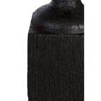 Black Rustic Mango Wood Finial Sculpture | Fidel