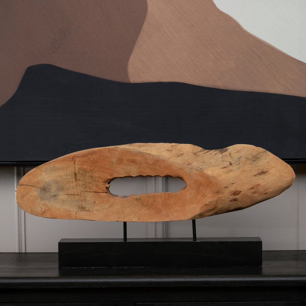 Natural Mango Wood Slice Sculpture | Fidel