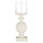 Mango Wood Carved Candle Holder | Bati
