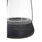 Complements Grey Marble and Glass Candle Holder | Kira