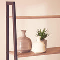 Cream Small Ribbed Ceramic Vase | Dusk