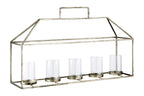 Candle Holder with Silver Finish | Reza
