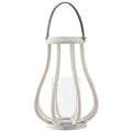 Curved Wood Lantern | Jain