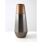 Large Metallic Vase | Jet