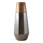 Large Metallic Vase | Jet
