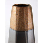 Large Metallic Vase | Jet