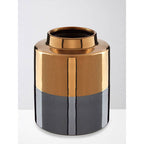 Dual Tone Small Metallic Finish Vase | Stellar