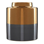 Dual Tone Small Metallic Finish Vase | Stellar