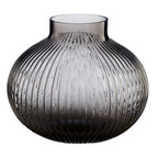 Small Smoked Grey Glass Vase | Nullah