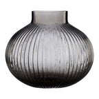 Small Smoked Grey Glass Vase | Nullah