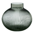 Large Smoked Grey Glass Vase | Nullah