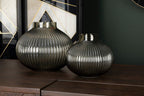 Large Smoked Grey Glass Vase | Nullah
