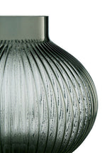 Large Smoked Grey Glass Vase | Nullah