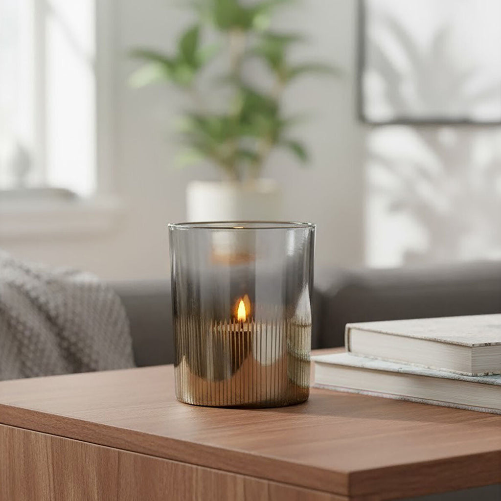 Silver Glass Tealight Holder | Complements