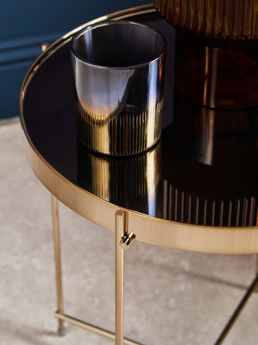 Gold Glass Tealight Holder | Complements