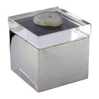 White Agate Small Trinket Box | Bowerbird