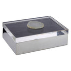 White Agate Large Trinket Box | Bowerbird