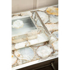 White Agate Large Trinket Box | Bowerbird