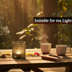 Smoked Glass Tealight Holder | Daintree
