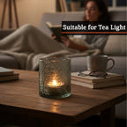 Smoked Glass Tealight Holder | Daintree