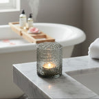 Smoked Glass Tealight Holder | Daintree
