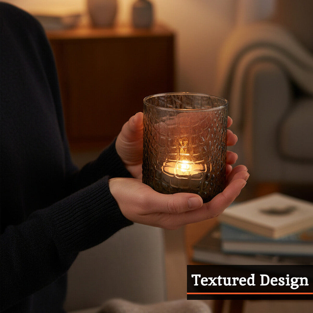 Smoked Glass Tealight Holder | Daintree