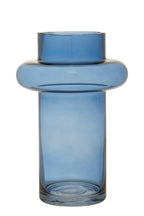 Small Blue Glass Vase | Cabrina