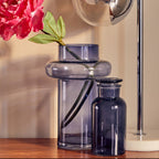 Cabrina Large Blue Glass Vase